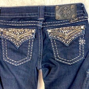 Embellished Blue Jeans